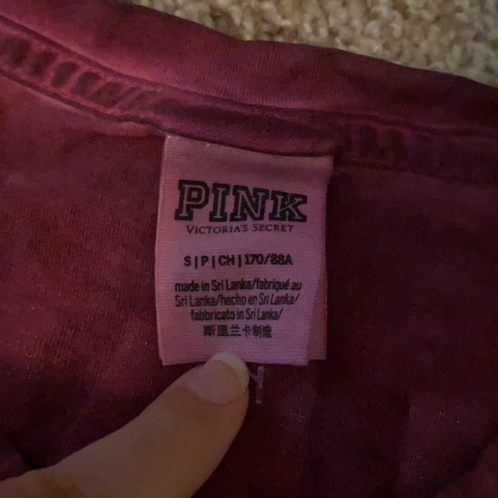 ⚡️3/$18⚡️ PINK! Distressed Colored Long Sleeve - Picture 3 of 4